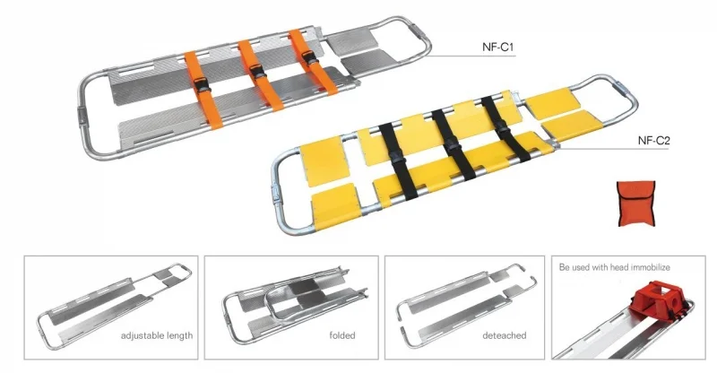 برانکارد اسکوپ (Scoop Stretcher) - برانکارد قاشقی امداد و نجات